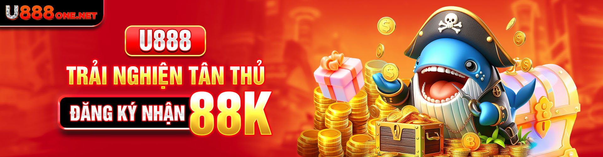 đăng ký +88k tại U888