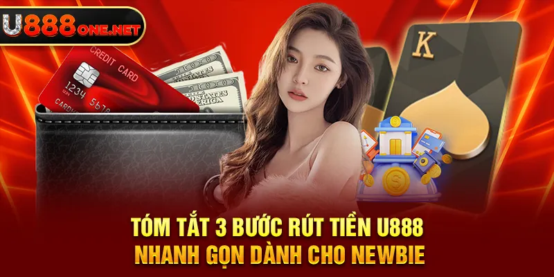 Tóm tắt 3 bước rút tiền U888 nhanh gọn dành cho newbie