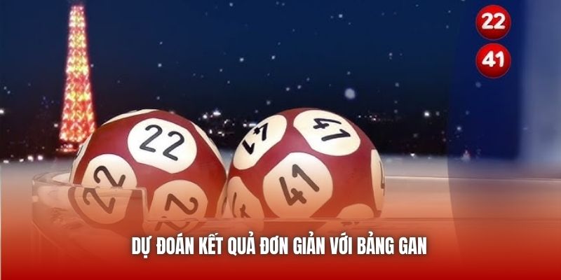 Dự đoán kết quả đơn giản với bảng gan